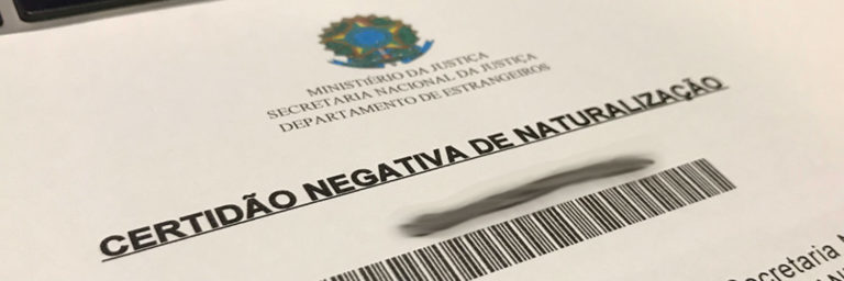 Certidão Negativa de Naturalização: o que é, para que serve, como tirar