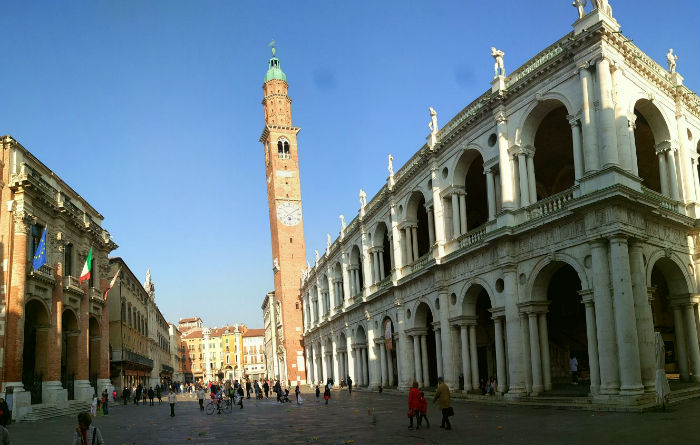 Vários nada pra fazer em Vicenza, na Itália