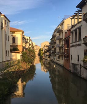 Vista da Ponte Delle Torricelle, em Pádua