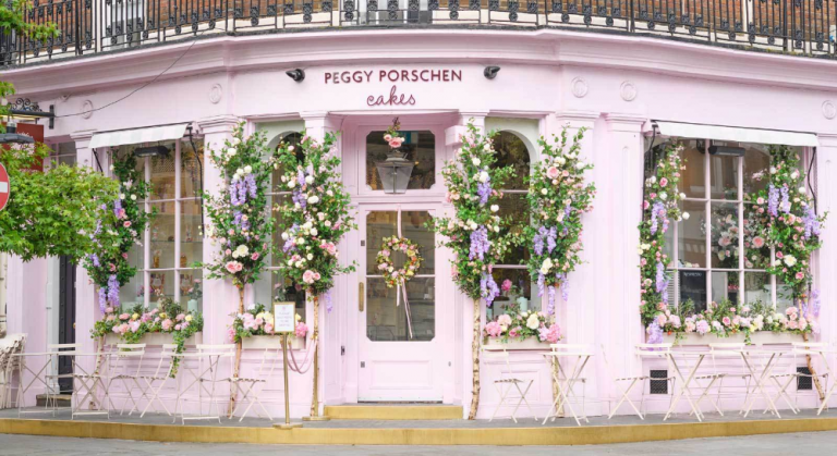 Café fofo em Londres: chá da tarde no Peggy Porschen