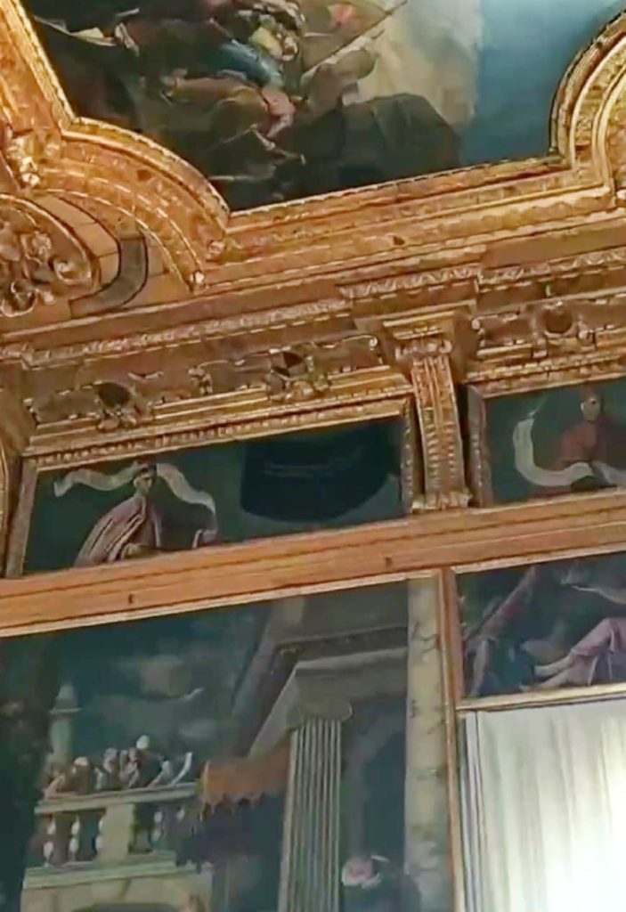 Foto de afrescos no Palazzo Ducale, em Veneza