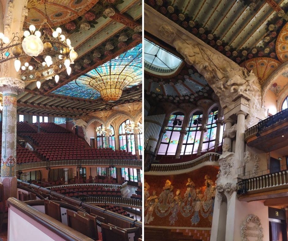 Palau de la Musica Catalana: sala de concertos