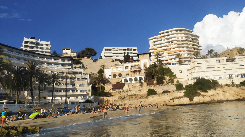 Cala Major, prCala Major, praia em Mallorca sem carroaia em Mallorca sem carro