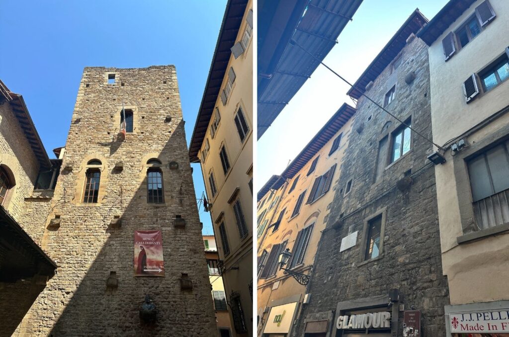 Duas torres antigas em Florença